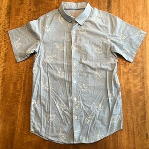 Dinosaur buttone-down boys XL